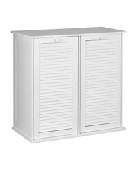 Household Essentials Tilt-out Cabinet Laundry Sorter with Shutter Front