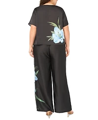 Vince Camuto Plus Pull-On With Back Elastic Pants