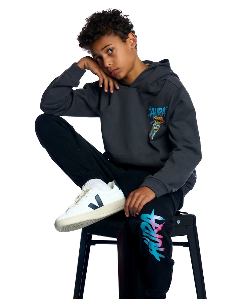 Sovereign Code Boys' 5-20 Graphic Long-Sleeve Hooded Sweatshirt