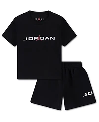 Jordan Boys' Toddler 2T-4T T-Shirt and Shorts, 2-Piece Set