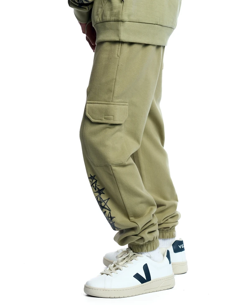 Sovereign Code Boys' 5-20 Cargo Fleece Joggers