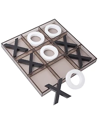 Gse Games & Sports Expert 12" Giant Acrylic Tic Tac Toe Game Set, Classic Family Travel Board Game for Kids and Adults