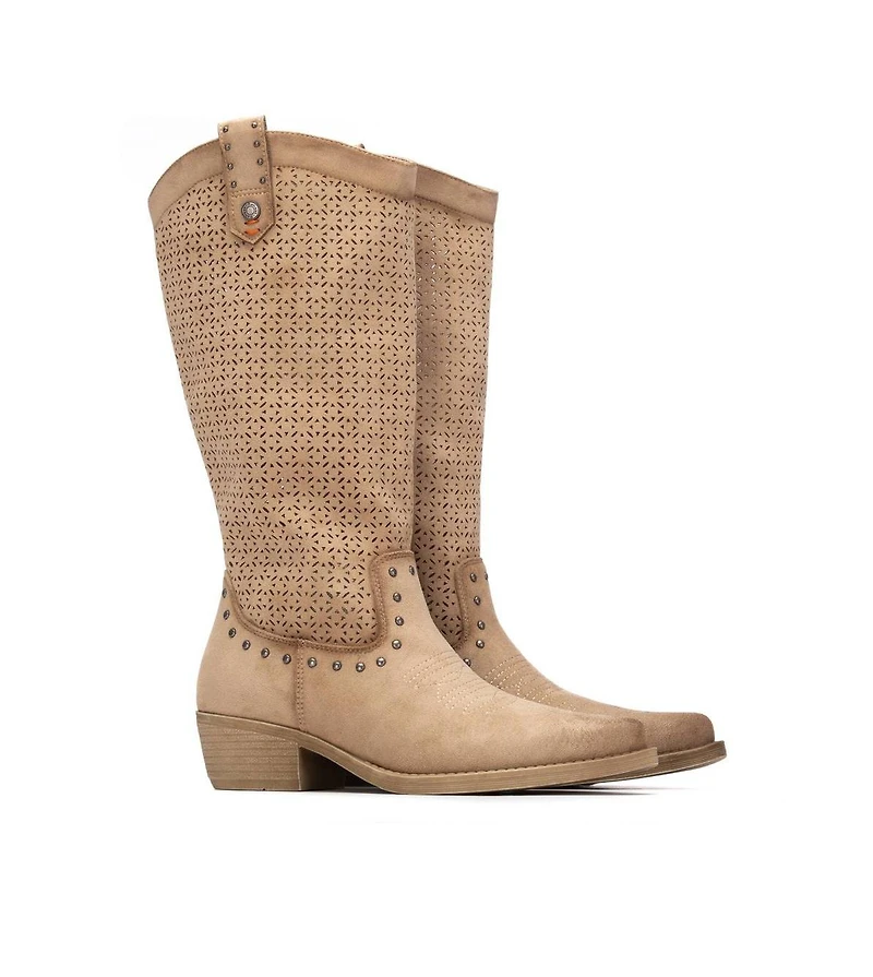 Xti Refresh Collection Women's Block Heel Suede Boots