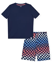 Max & Olivia Boys' 5-16 Game Mode Top Shorts, 2-Piece Pajama Set