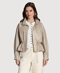 Avec Les Filles Women's Blouson Snap Jacket