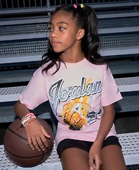 Jordan Girls 7-16 She's On Fire Short-Sleeve T-Shirt