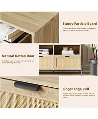 gaomon Tv Stand for 75 inch Tv, Entertainment Center with Storage, 65 Inch Tv Console Table with 3 Drawers