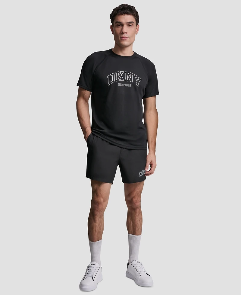 Dkny Men's Raglan Short-Sleeve Swim T-Shirt