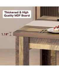 Gaomon Kitchen Table 63in Dining Table for 4-6 Farmhouse Dinner Kitchen Table for Dining Room, Home Office