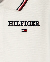 Tommy Hilfiger Baby Boys' Polo Collar T-Shirt & Ribbed Waistband Shorts, 2-Piece Set