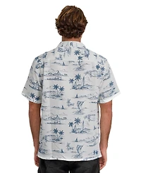 Quiksilver Waterman Men's Sail Away Short-Sleeve Shirt