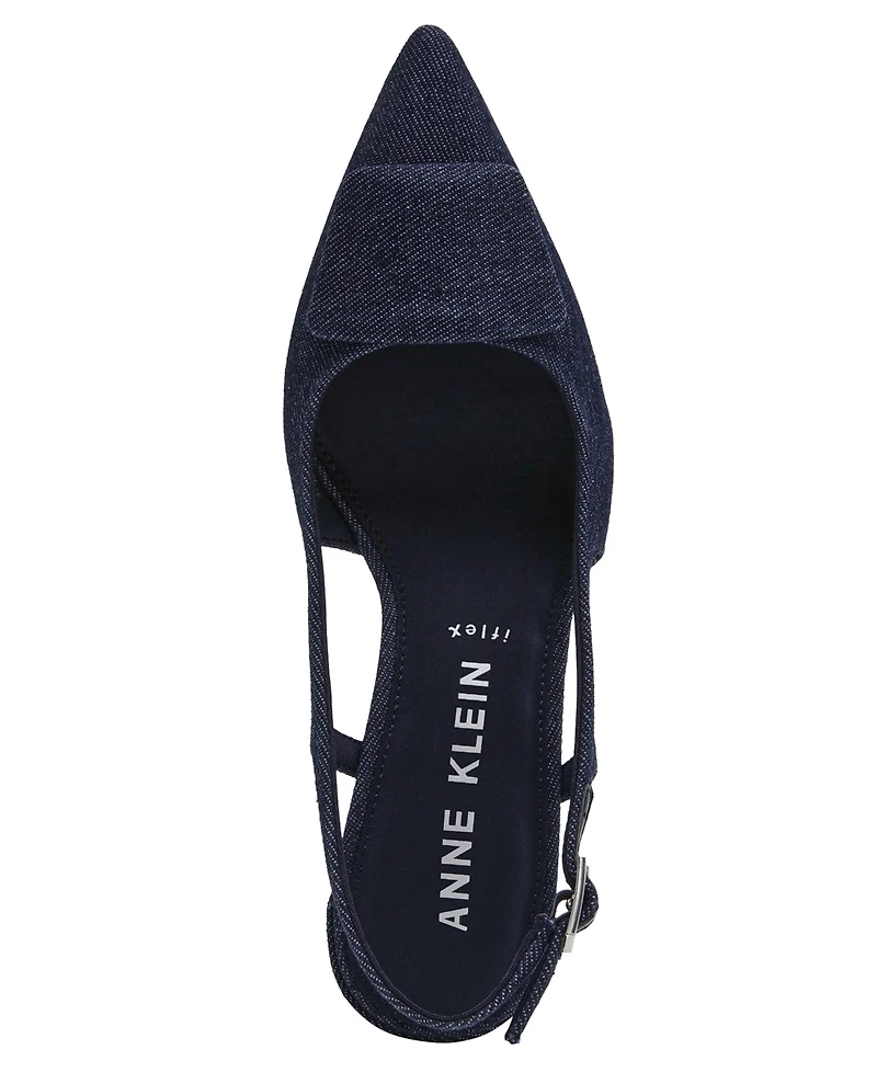 Anne Klein Women's Renetta Slingback Block Heel Pumps