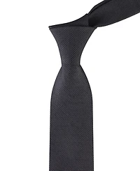 Calvin Klein Men's Textured Solid Silk & Linen Blend Tie