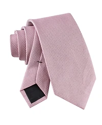 Calvin Klein Men's Textured Solid Silk & Linen Blend Tie