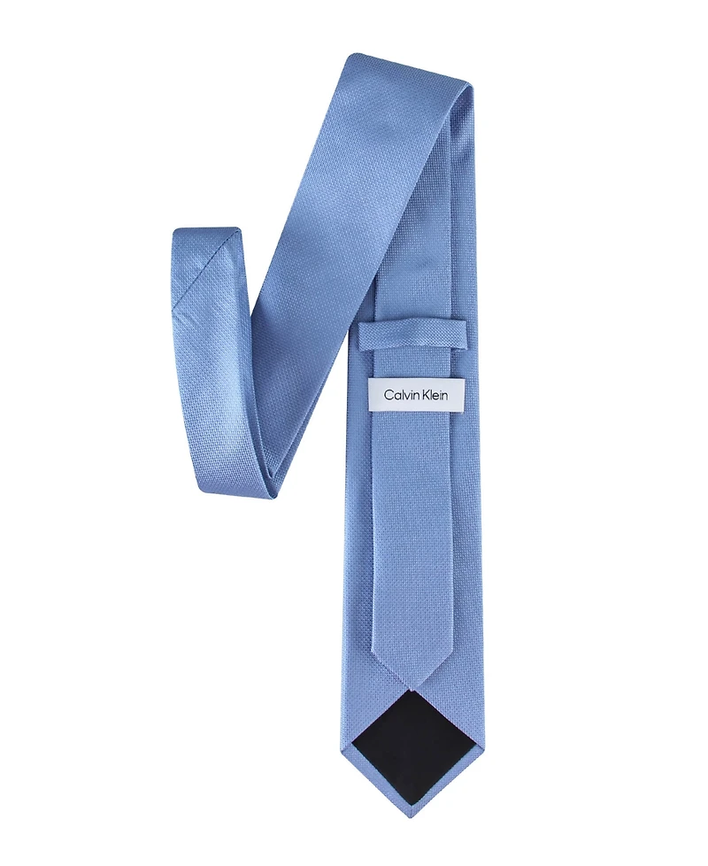 Calvin Klein Men's Solid Silk Classic Tie