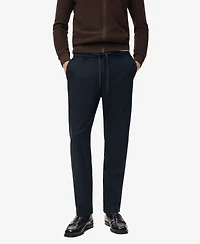 Mango Men's Slim-Fit Flannel Pants