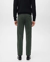 Mango Men's Corduroy Slim-Fit Pants