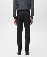 Mango Men's Prato Cropped Tapered Chino Pants