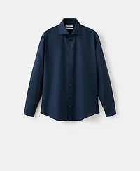 Mango Men's Slim-Fit Cotton Poplin Dress Shirt