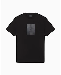 A|X Armani Exchange Men's Short Sleeve Jersey Satin Box T-Shirt