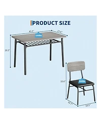 gaomon Kitchen Table Dining Table Set for Dining Room, Home Office