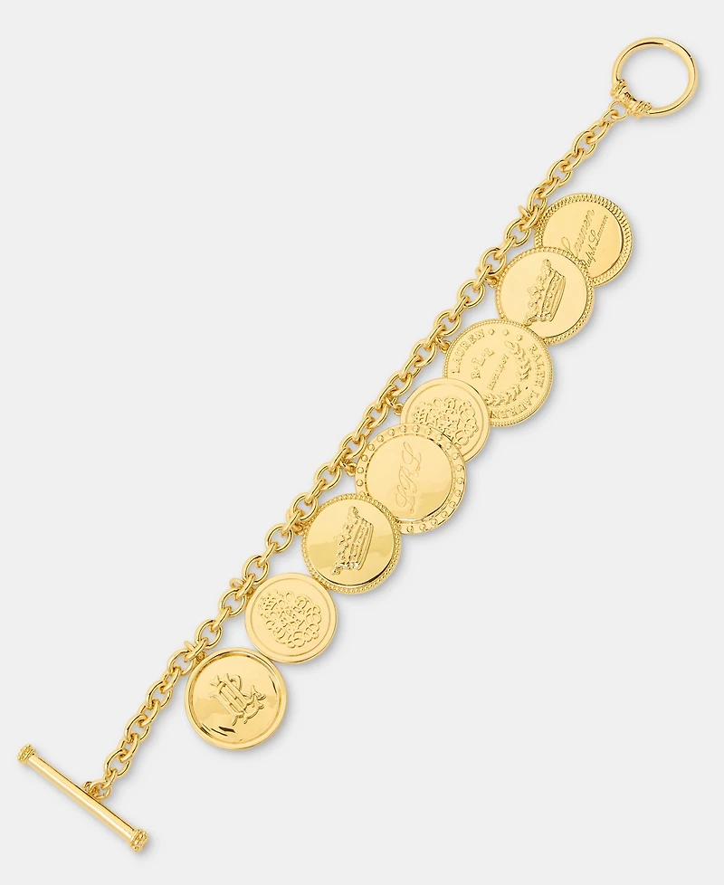 Lauren Ralph Lauren Logo Coin Flex Bracelet