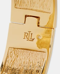 Lauren Ralph Lauren Gold-Tone Sculptural Bangle Bracelet