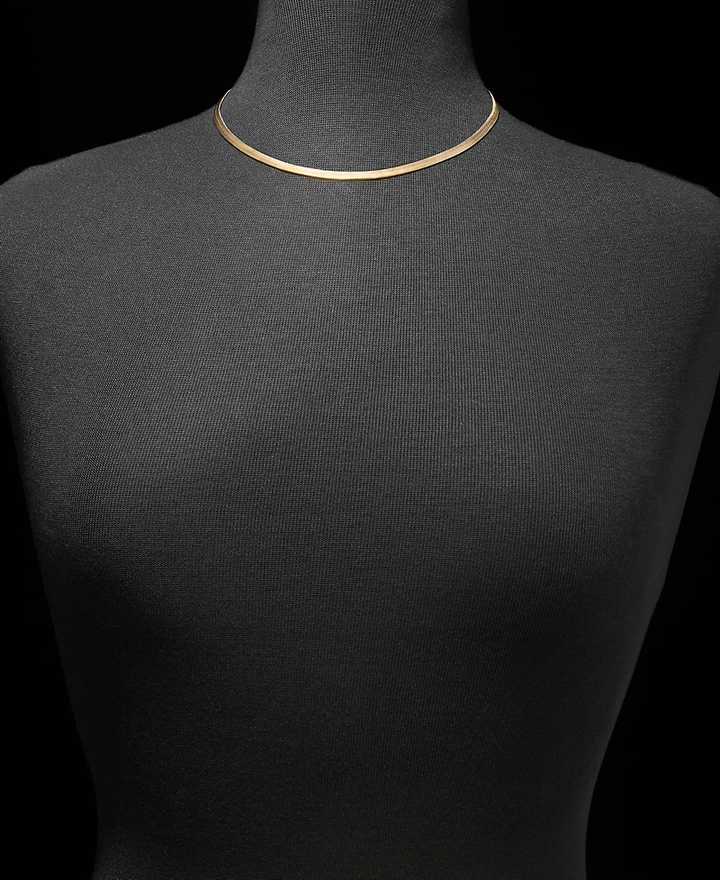 Lauren Ralph Lauren Herringbone Chain 17" Collar Necklace