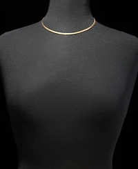 Lauren Ralph Lauren Herringbone Chain 17" Collar Necklace