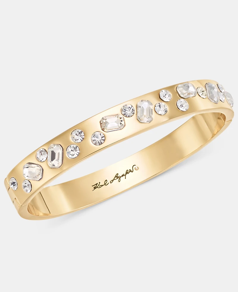 Karl Lagerfeld Paris Sprinkle Stone Bangle Bracelet