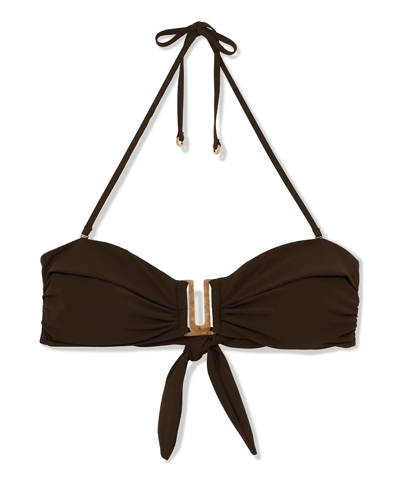 Reiss Women's Removable-Strap Bandeau Bikini Top