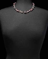 Anne Klein Crystal Butterfly Collar Necklace, 16" + 3" extender