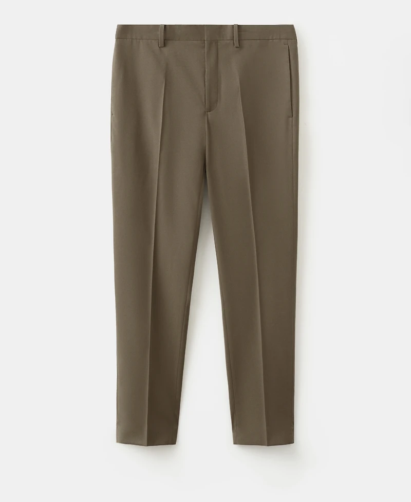 Mango Men's Stretch Fabric Super Slim-Fit Suit Trousers