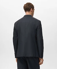 Mango Men's Boston Slim-Fit Double-Breasted Suit Blazer