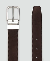 Mango Men's Reversible Nappa Leather Belt