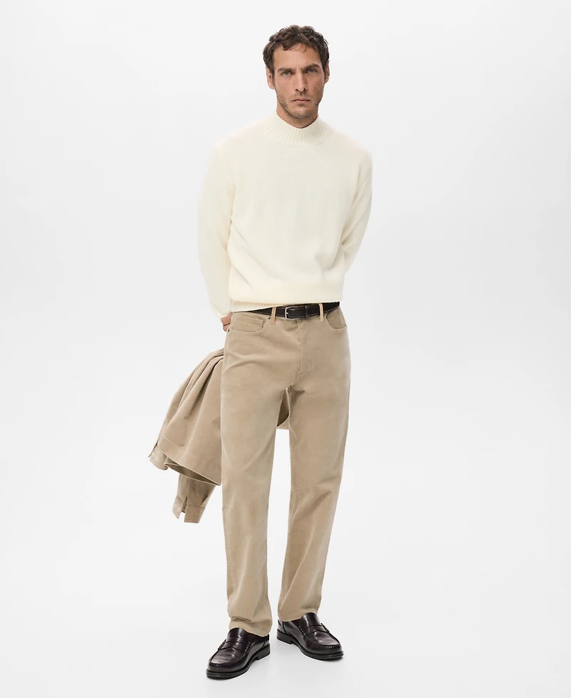 Mango Men's Italian Wool Knitted Sweater