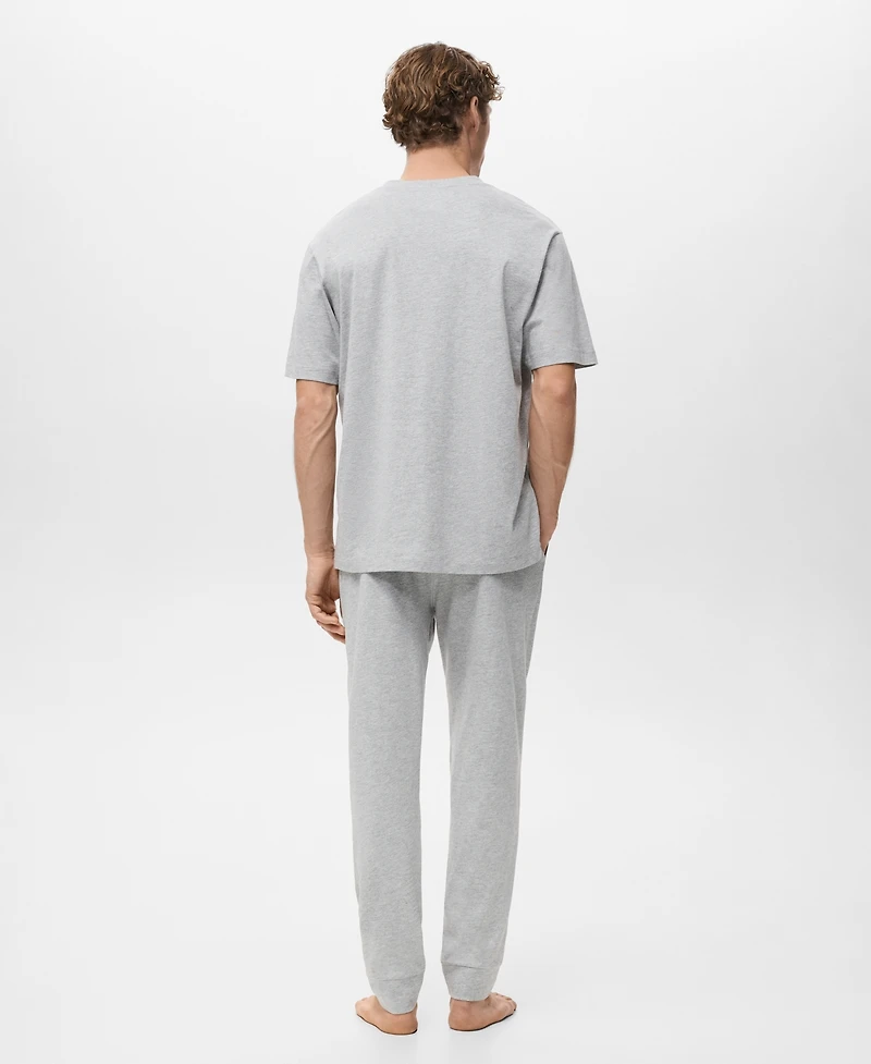 Mango Men's Long Cotton Pajama Pack