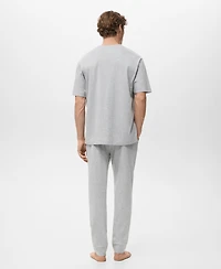 Mango Men's Long Cotton Pajama Pack