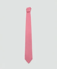 Mango Men's Plain Silk Tie