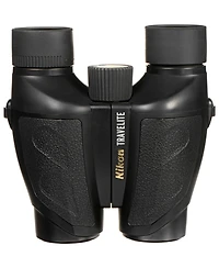 Nikon 8x25 Travelite Weather Resistant Porro Prism Binocular with 5.6 Degree Angle of View, Black