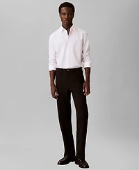 Calvin Klein Men's Stretch Striped Slim-Fit Dress Shirt