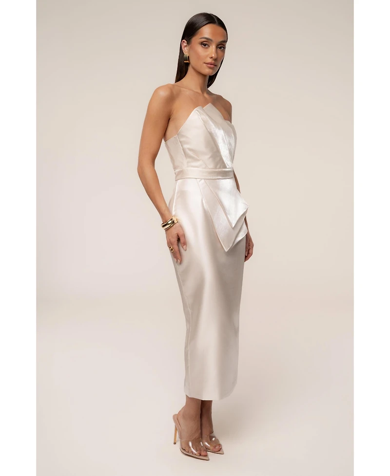 Jluxlabel Women's Reception Pleated Midi Skirt