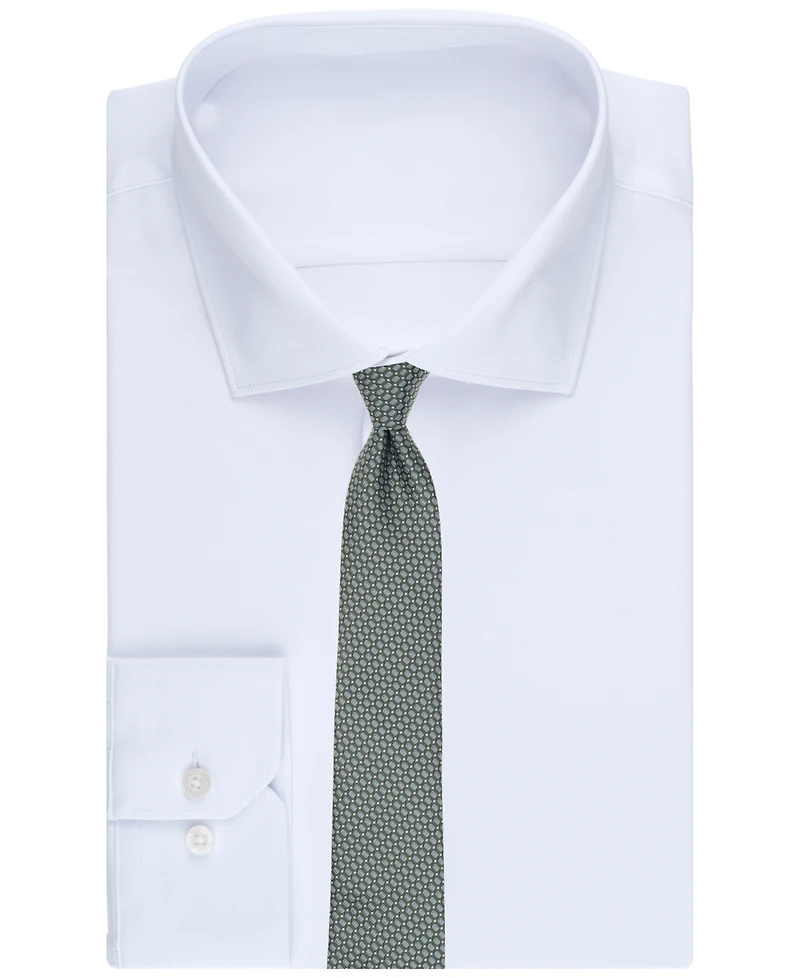 Alfani Men's Renato Geometric Pattern Slim Tie, Macy's Exclusive