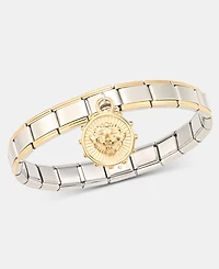 Anne Klein Lion Charm Stretch Bracelet