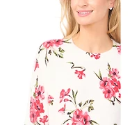 CeCe Women's Crewneck Long-Sleeve Sweater