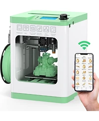 Zachvo Mini 3D Printer for Kids & Beginners, Auto-Leveling, WiFi & App Control, Heated Bed, Quiet Operation