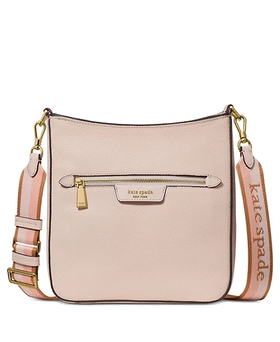 kate spade new york Hudson Small Pebbled Leather Messenger Crossbody
