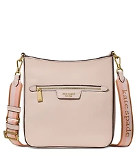 kate spade new york Hudson Small Pebbled Leather Messenger Crossbody