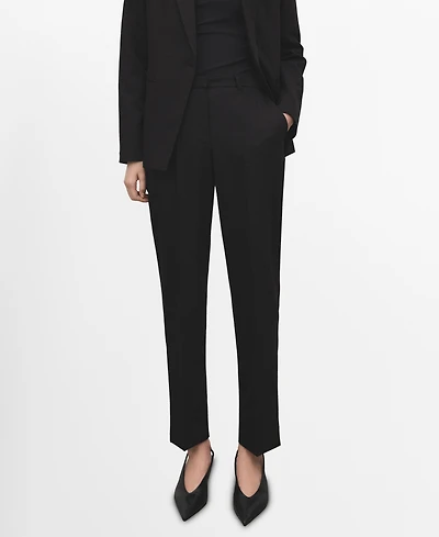 Mango Women's Straight Suit Pants