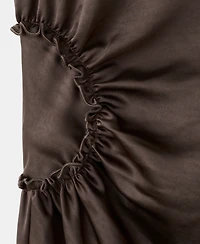 Mango Women's Gathered Detail A-Line Dress